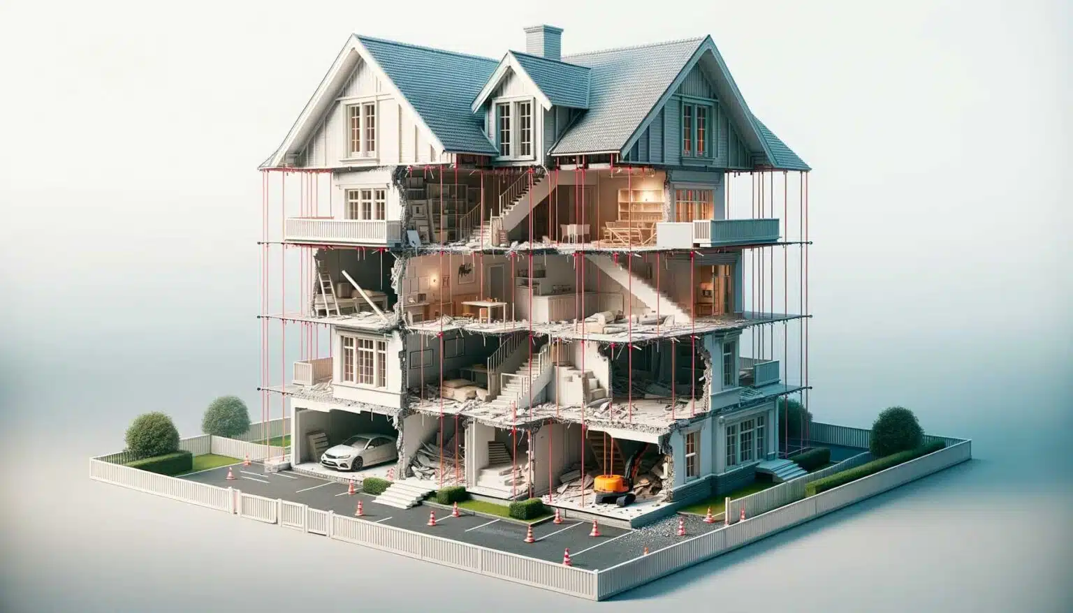 Appartement parisien — ouverture de baie réalisée par Bâti Portant