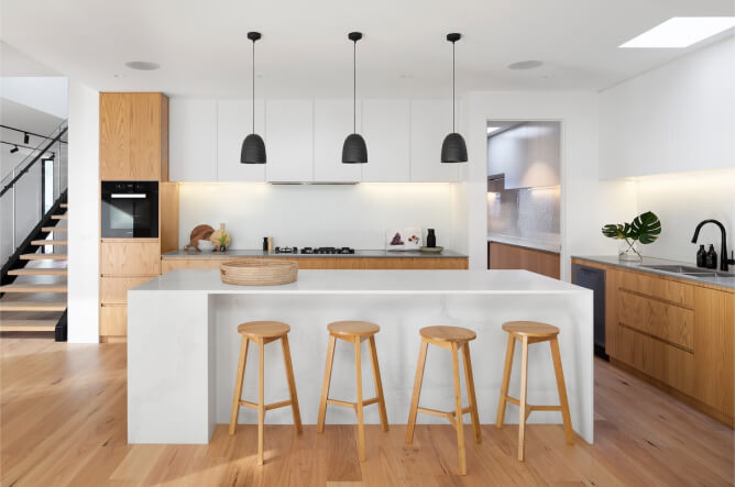 Résultat ouverture de baie — intérieur moderne